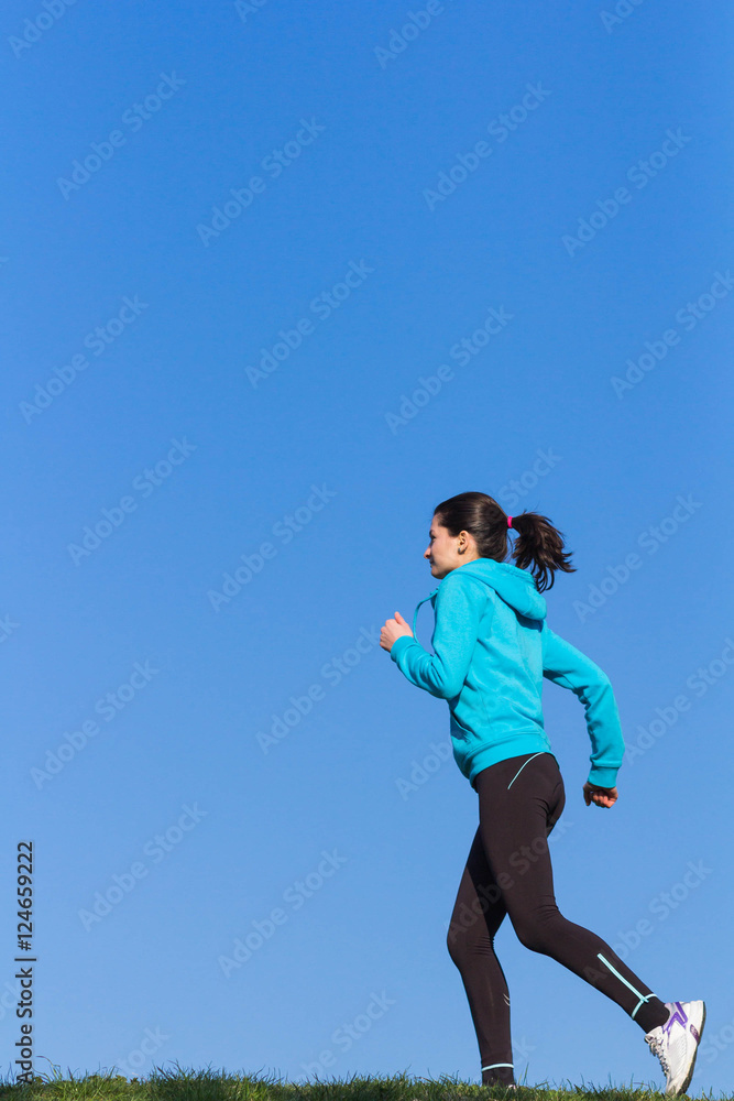Woman jogging