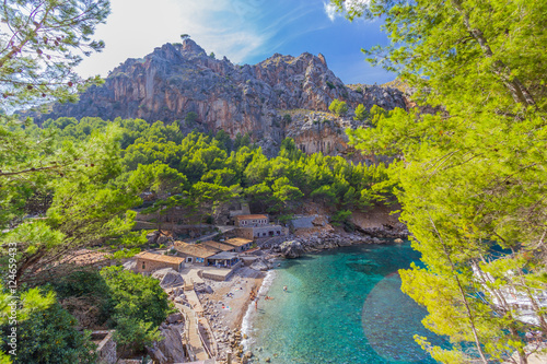 Foto Beautiful view of Sa Calobra on Mallorca Island, Spain