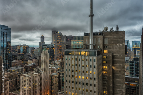 Obraz na płótnie Chicago Morning w salonie
