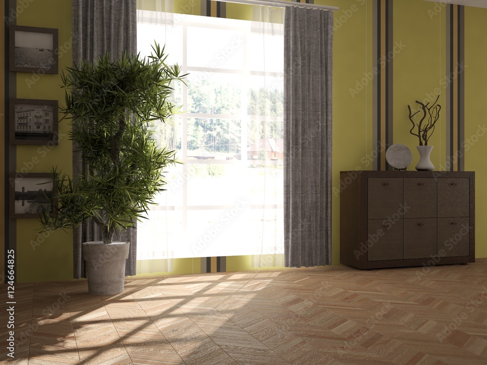 Fototapeta premium Modern interior design of living room