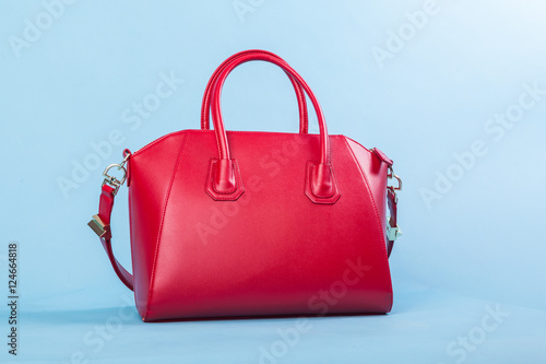Canvas-taulu Red leather woman bag