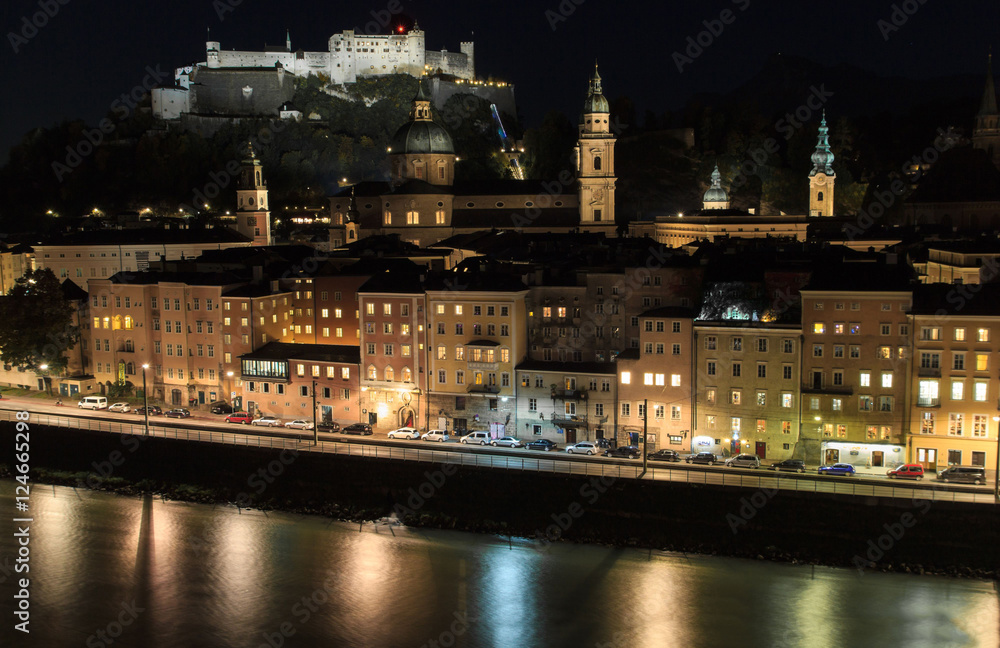 Salzburg by night