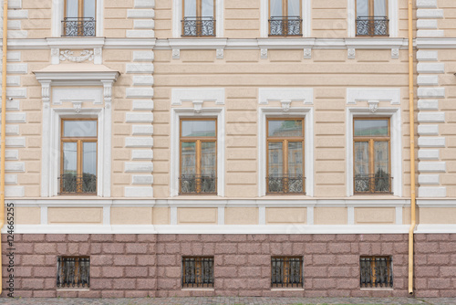 Window in the old town building