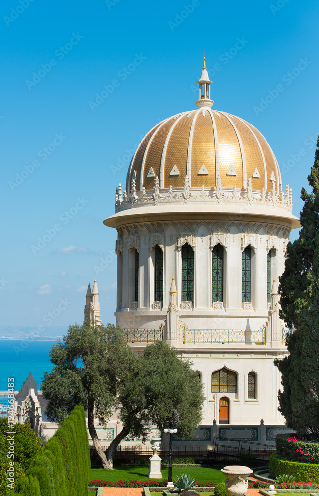 Bahai temple in Haifa, Israel