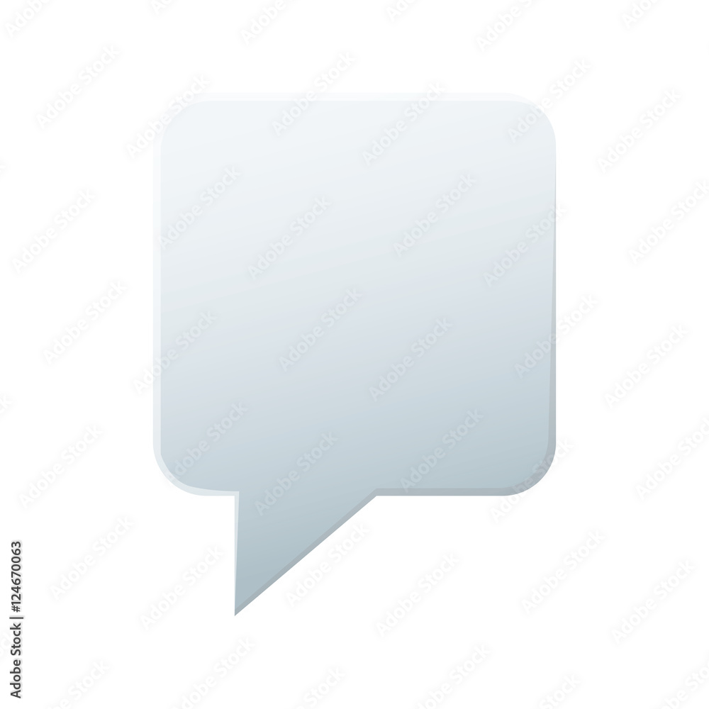 speech bubble icon over white background. vector illustration speech bubble icon over white background. vector illustration