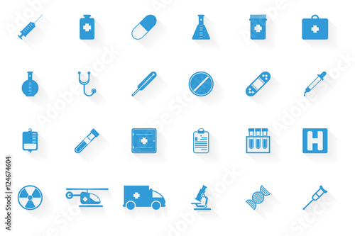 Set of medical icons