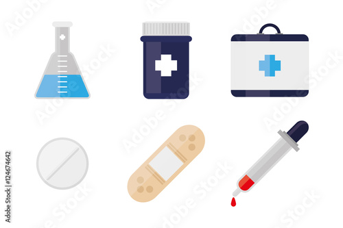 Set of medical icons