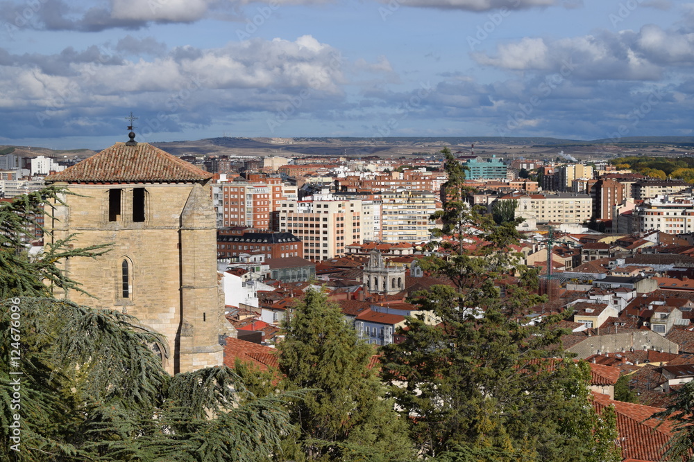 Panorámica de la Ciudad de Burgos. 