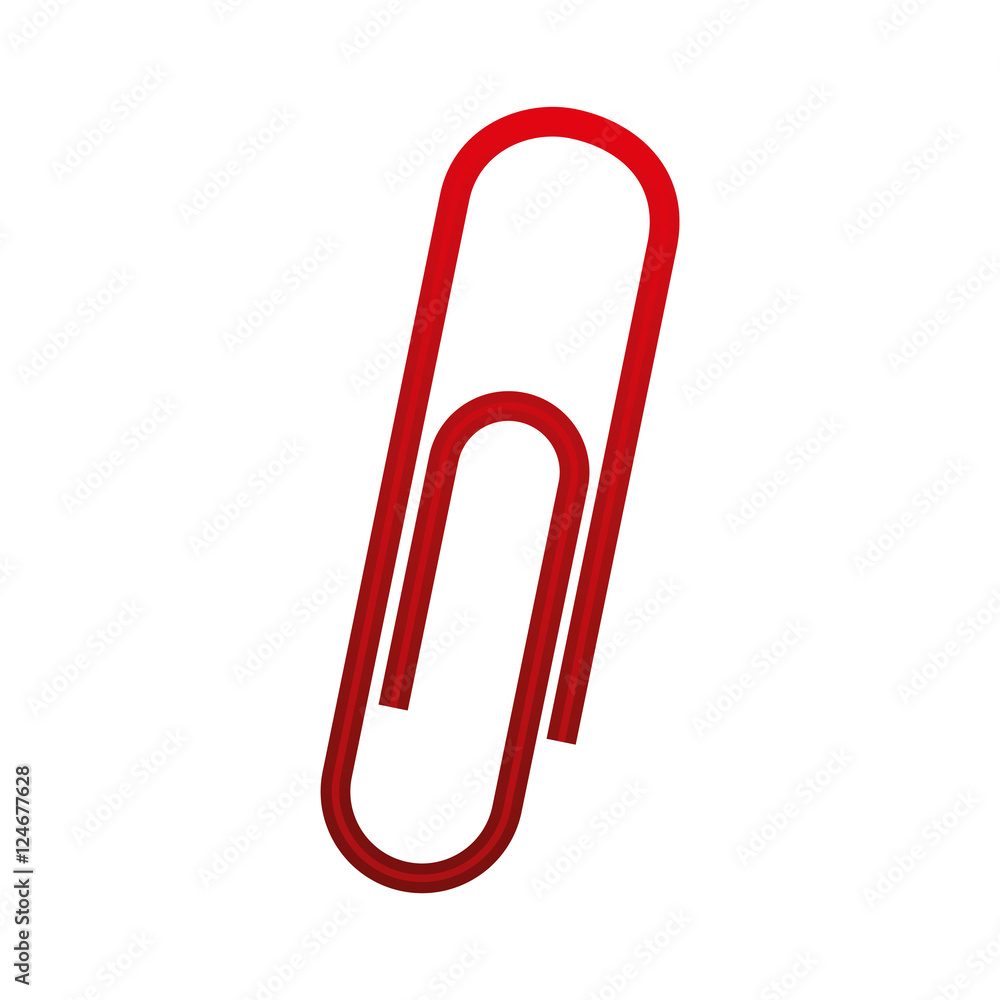 clip paper office equipment vector illustration design clip paper office equipment vector illustration design