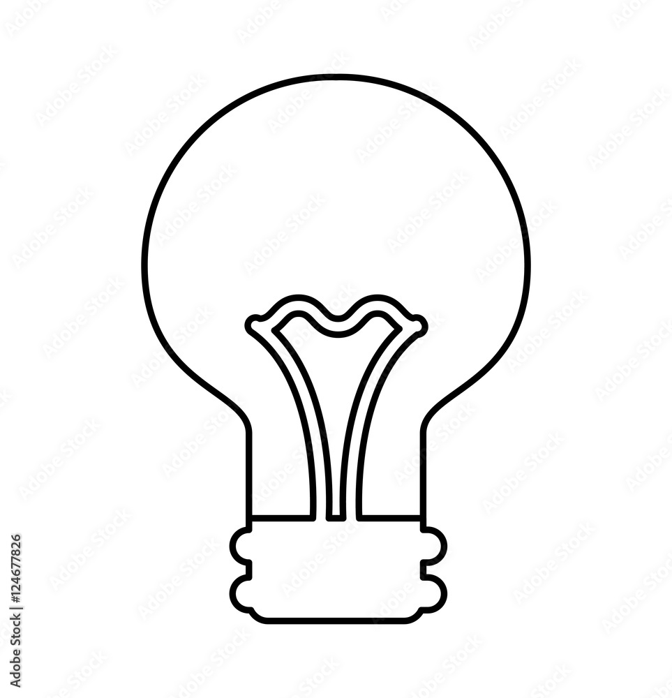 bulb light flat icon vector illustration design bulb light flat icon vector illustration design