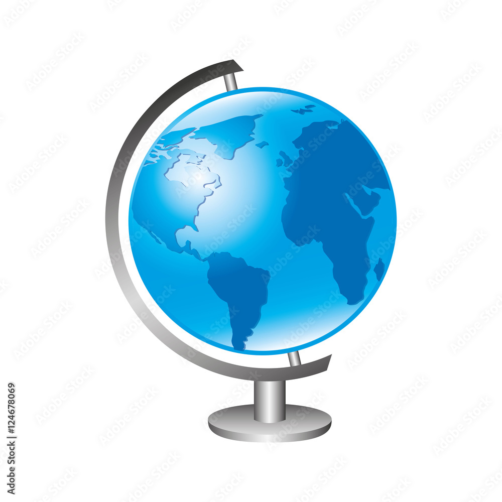 globe planet isolated icon vector illustration design globe planet isolated icon vector illustration design