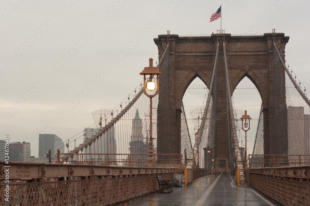 Naklejka premium Brooklyn Bridge