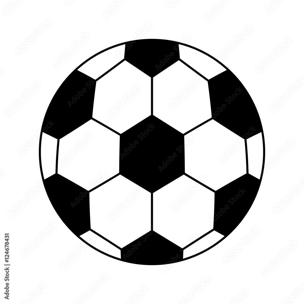 soccer balloon isolated icon vector illustration design soccer balloon isolated icon vector illustration design