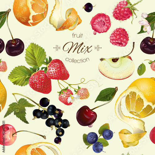 Fruit and berry pattern