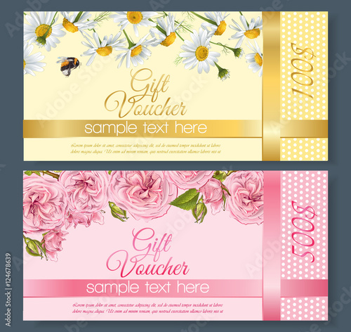 Flower gift vouchers