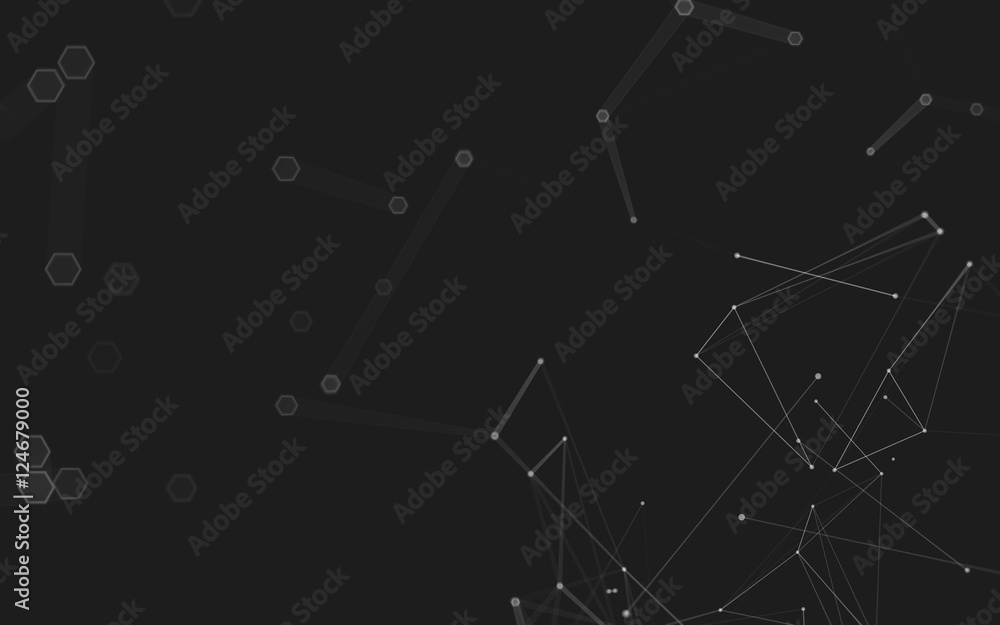 Abstract polygonal space low poly dark background, 3d rendering Abstract polygonal space low poly dark background, 3d rendering