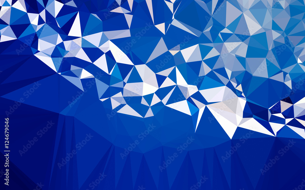Obraz premium Abstract low poly background, geometry triangle