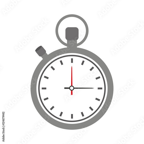 chronometer watch isolated icon vector illustration design