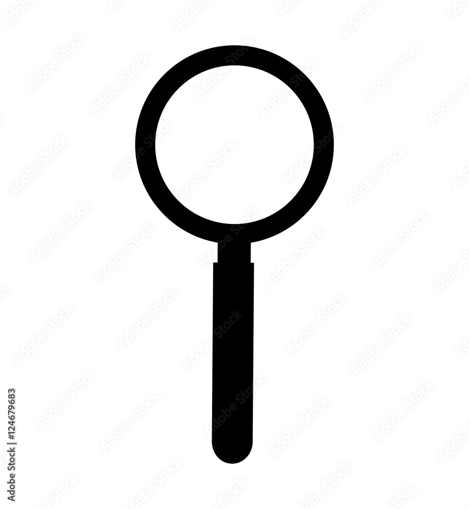 search magnifying glass flat line icon vector illustration design search magnifying glass flat line icon vector illustration design