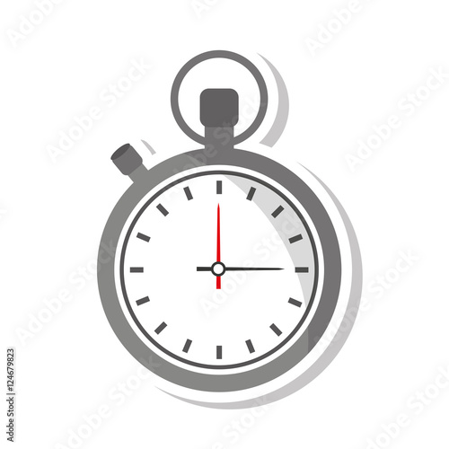 chronometer watch isolated icon vector illustration design