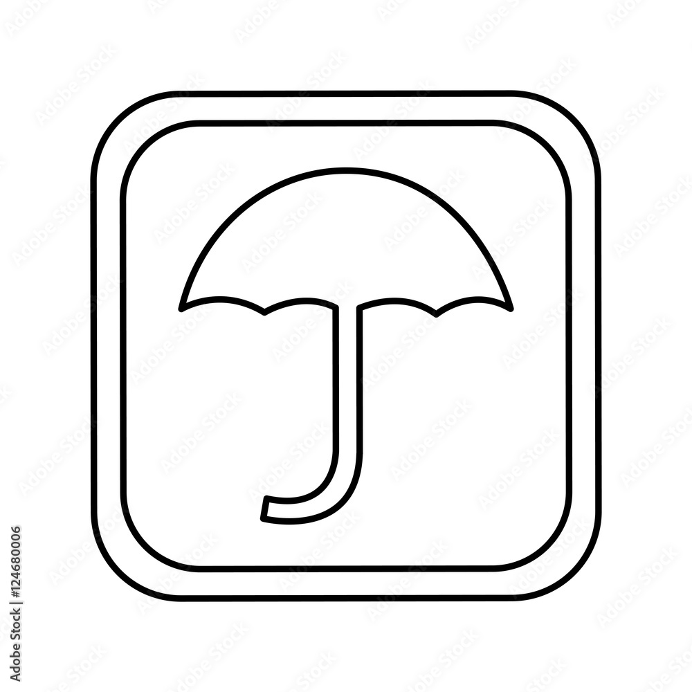 umbrella silhouette symbol isolated icon vector illustration design umbrella silhouette symbol isolated icon vector illustration design