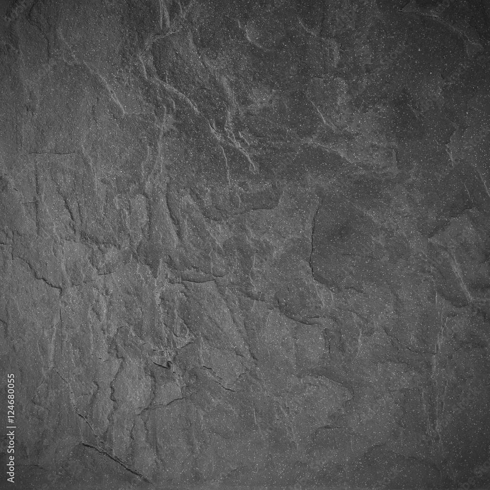 Fototapeta premium Dark grey black slate background or texture.