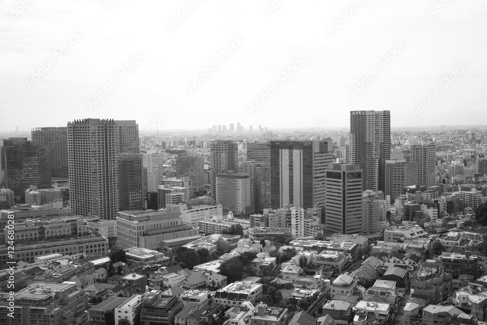 東京都品川区の高層ビル群