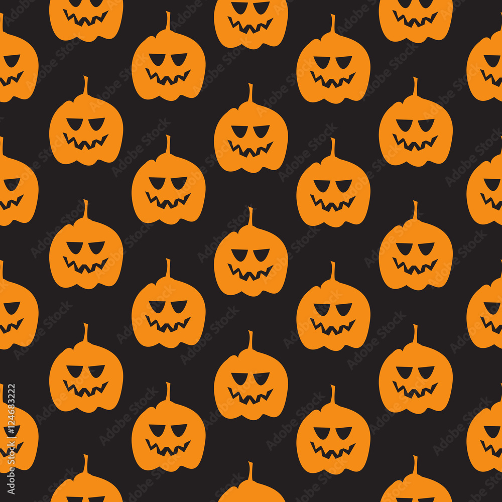 Seamless pattern with pumpkin background Seamless pattern with pumpkin background