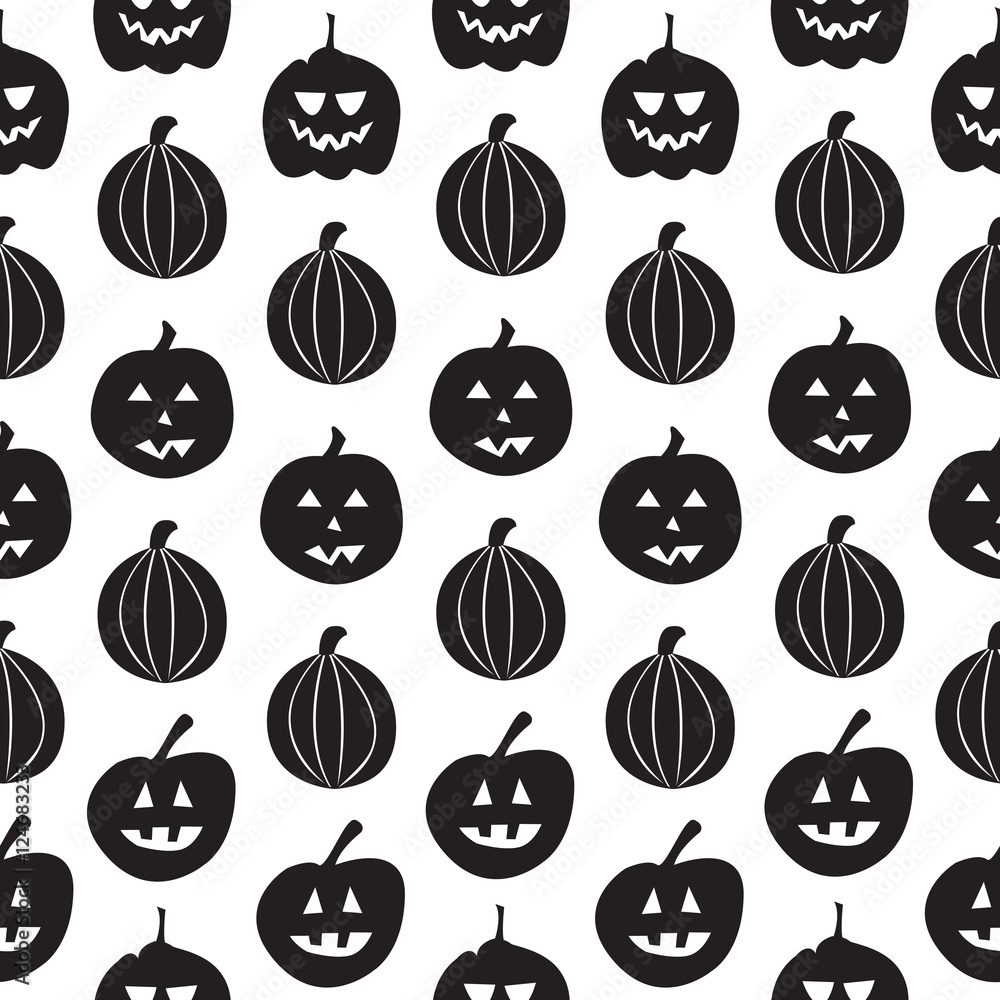 Seamless pattern with pumpkin background Seamless pattern with pumpkin background