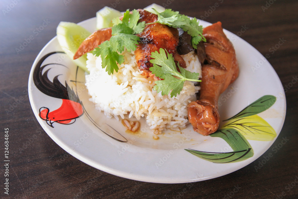 chicken leg with rice chicken leg with rice