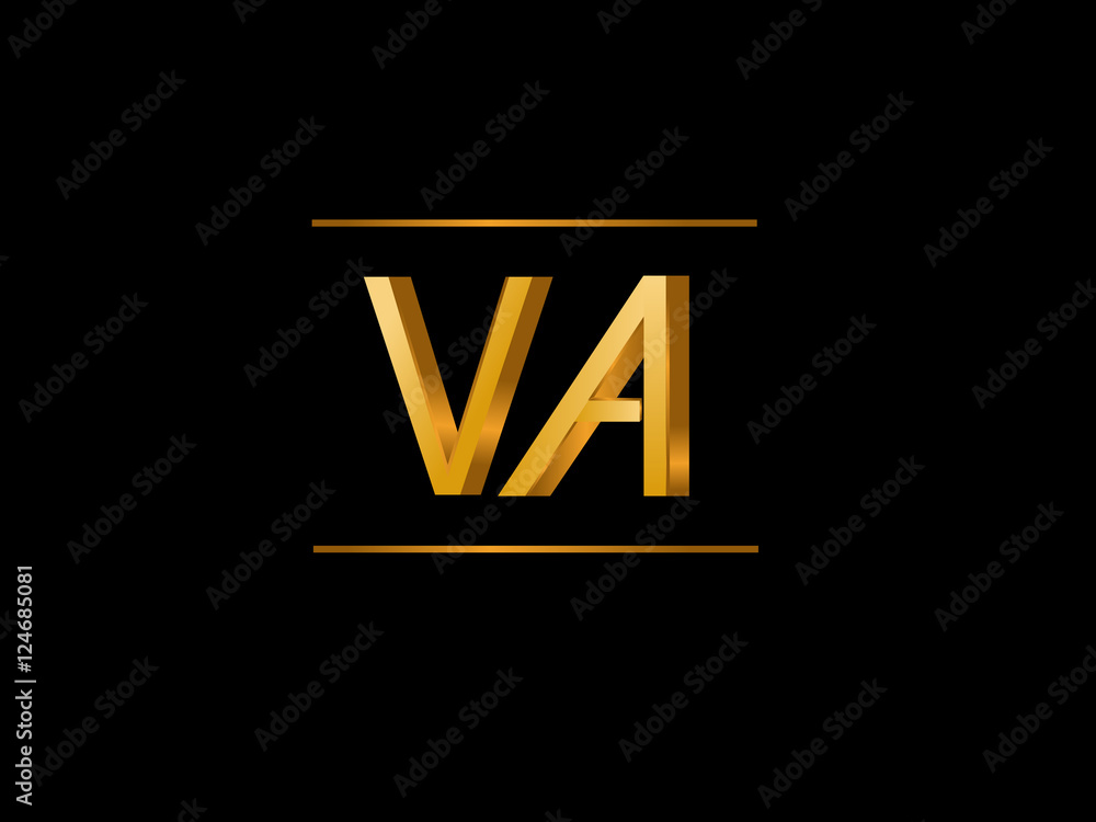 VA Initial Logo for your startup venture VA Initial Logo for your startup venture
