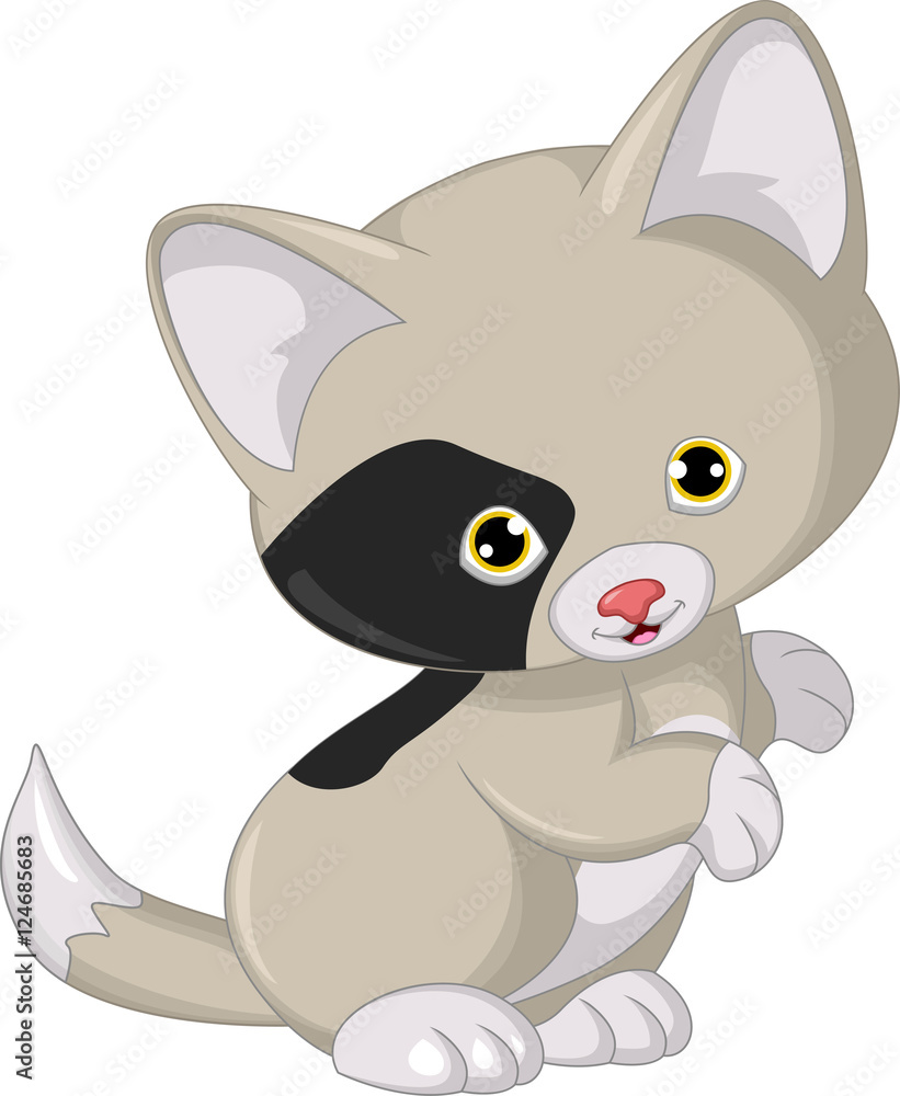 cat cartoon posing cat cartoon posing