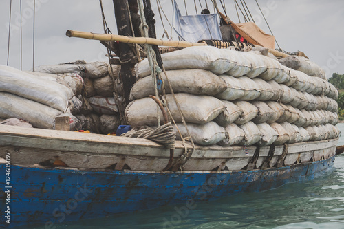 loaded boat haiti