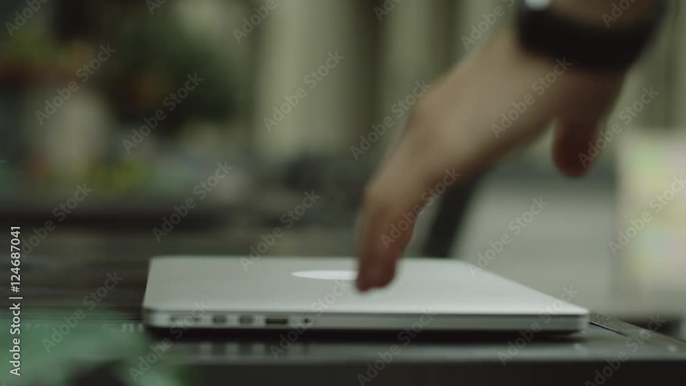 Laptop is taken from the table Laptop is taken from the table