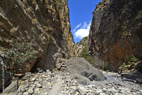 Samaria Gorge in Crete