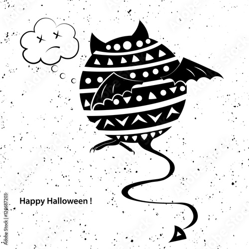 Sad monster, Happy Halloween
