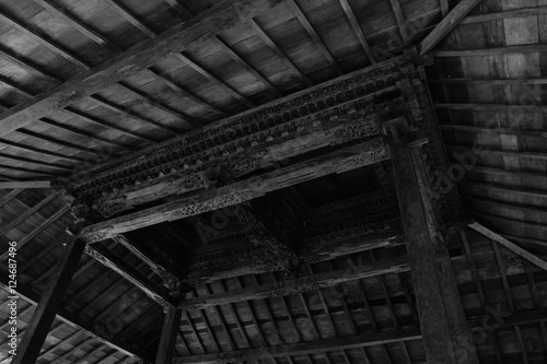 Old Roof With Beautifull Motif 