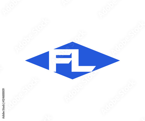 Free Download Simple Vector Modern Initial Letters Logo Croped in Diamond shape fl - GFXLoad