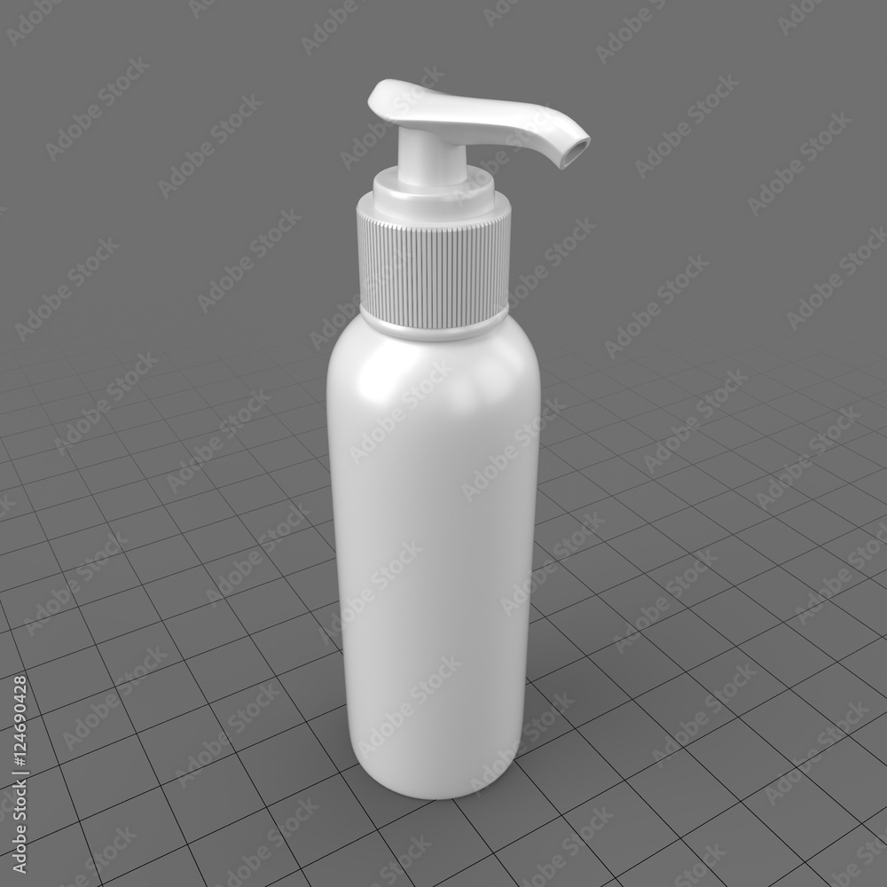 Bottle Pump Lid Stock 3D asset