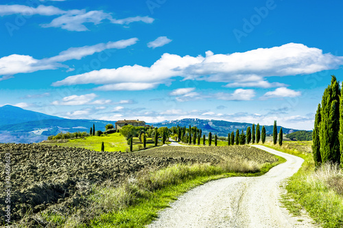 Beautiful landscape in Tuscany photo