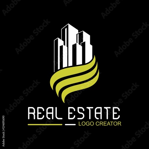 real estate vector logo
