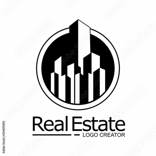 real estate vector logo