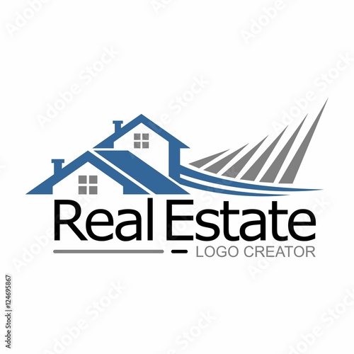 real estate vector logo