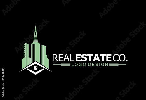 real estate vector logo