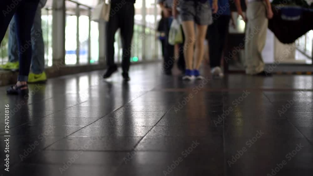 Low View of peoples walking, Shallow Depth Of Field. Low View of peoples walking, Shallow Depth Of Field.