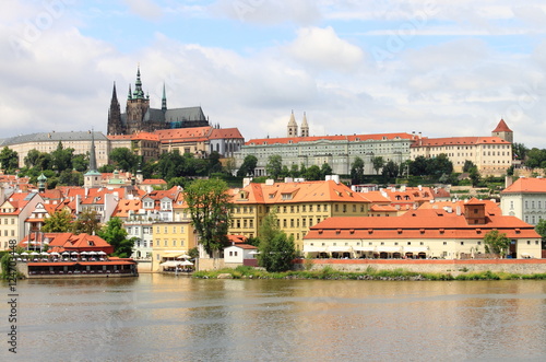 Landscape view of Prague Castle, Czech Republic