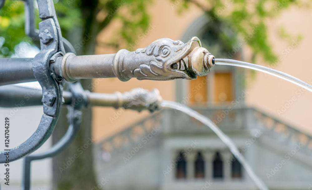 Fountain tap in Zurich