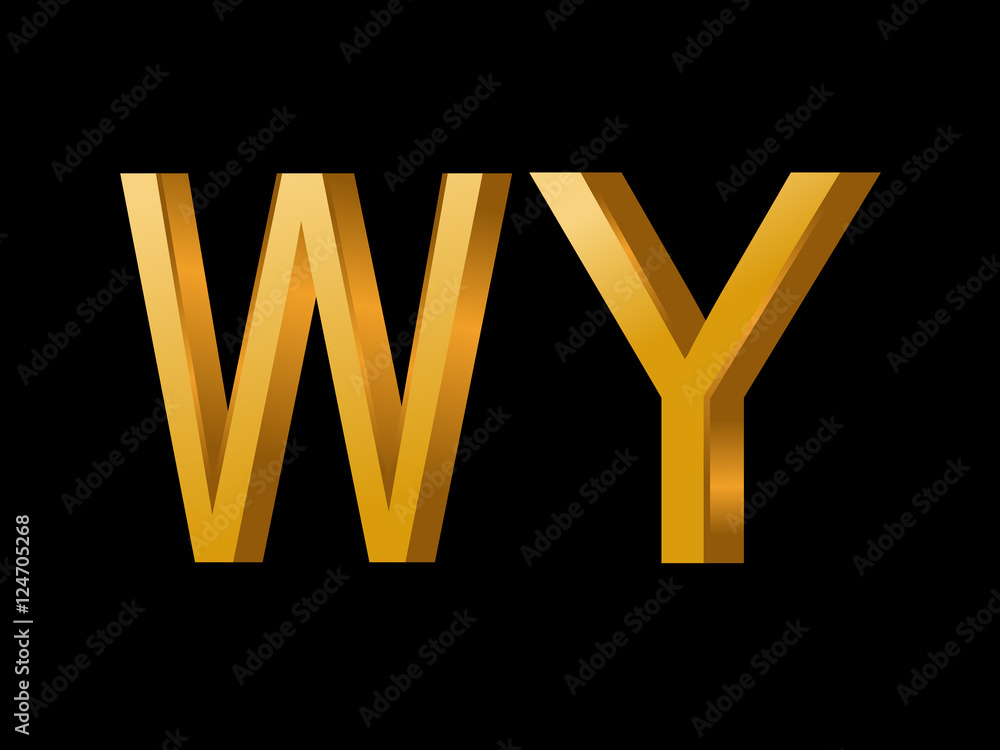 WY Initial Logo for your startup venture WY Initial Logo for your startup venture