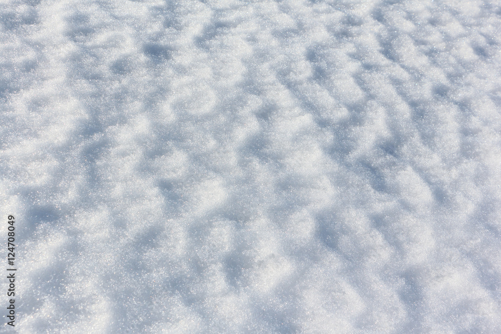 Natural snow background on the surface of the river in the winte Natural snow background on the surface of the river in the winte
