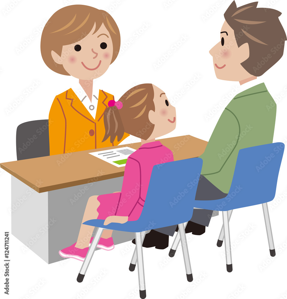 面談　三者面談
